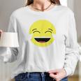 Laughing Tears Emojis Cute Happy Laugh Face Gift Long Sleeve T-Shirt Gifts for Her