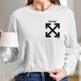 Logo Brand Off White Long Sleeve T-Shirt Gifts for Her