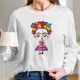 I Love Mexico Viva Mexico Mexican Frida Long Sleeve T-Shirt Gifts for Her