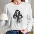 The Mandalorian Armorer Metal Icon Long Sleeve T-Shirt Gifts for Her