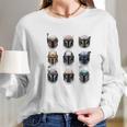 The Mandalorian Battle Worn Helmets Long Sleeve T-Shirt Gifts for Her