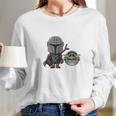 Mandalorian Cute Chibi Long Sleeve T-Shirt Gifts for Her