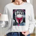 The Mandalorian Neon 80S Comic Cover Long Sleeve T-Shirt Gifts for Her