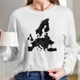 Map Of Europe Long Sleeve T-Shirt Gifts for Her