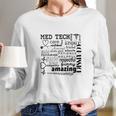 Med Tech Appreciation Long Sleeve T-Shirt Gifts for Her