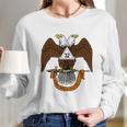 Mens 32Nd Degree Mason Masonic Scottish Rite Down Long Sleeve T-Shirt Gifts for Her