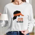 Mike Gundy The Man The Myth The Mullet Long Sleeve T-Shirt Gifts for Her