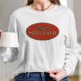 Moto Guzzi Retro Logo T-Shirt Long Sleeve T-Shirt Gifts for Her