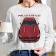 Mustang S550 Gt Ruby Red Long Sleeve T-Shirt Gifts for Her