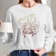 Naruto Shippuden Nine Tails Gradient Long Sleeve T-Shirt Gifts for Her