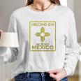 New Mexico Zia Symbol Distressed Hecho En New Mexico Long Sleeve T-Shirt Gifts for Her