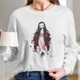 Nezuko Kamado Demon Slayer Long Sleeve T-Shirt Gifts for Her