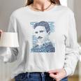 Nikola Tesla Illustration Long Sleeve T-Shirt Gifts for Her