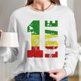 One Love Jamaica Rasta Reggae Music Caribbean Pride Long Sleeve T-Shirt Gifts for Her