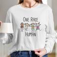 One Race Human Long Sleeve T-Shirt Gifts for Her