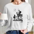 Pablo Picasso Don Quixote Sancho Panza Y Roncinante Long Sleeve T-Shirt Gifts for Her