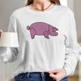 Pig As Worn By Dave Gilmour Long Sleeve T-Shirt Gifts for Her