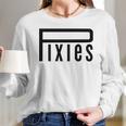 Pixies Band Logo Music Band Logo Black Long Sleeve T-Shirt Gifts for Her