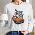 Plymouth Cuda 1970 Vintage Classic American Made Long Sleeve T-Shirt Gifts for Her