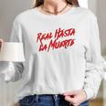 Puppylol Printed With Anuel Aa Real Hasta La Muerte Men Long Sleeve T-Shirt Gifts for Her