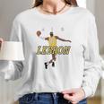 Purple Los Angeles Lebron Air Pic Long Sleeve T-Shirt Gifts for Her