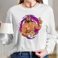 Randy Macho Man Savage Funny Cartoon Long Sleeve T-Shirt Gifts for Her