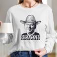 Reagan Face Long Sleeve T-Shirt Gifts for Her