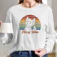 Retro Furry Fandom Furry Vibes Cute Owo Fursuit Long Sleeve T-Shirt Gifts for Her