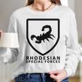 Rhodesian Special Forces Long Sleeve T-Shirt Gifts for Her