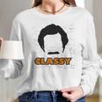 Ripple Junction Anchorman 2 Classy With Rons Hair Shape Long Sleeve T-Shirt Gifts for Her