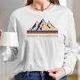 Rocky Mountains Retro Nature British Columbia Long Sleeve T-Shirt Gifts for Her