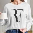 Roger Federer Style Tennis Long Sleeve T-Shirt Gifts for Her