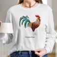 Roosters Rule Long Sleeve T-Shirt Gifts for Her