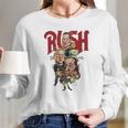 Rush Band Caricature Clockwork Angels Version Long Sleeve T-Shirt Gifts for Her