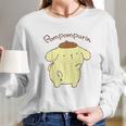 Sanrio Pompompurin Backside Long Sleeve T-Shirt Gifts for Her