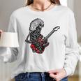 Skeleton Rock Eddie Van Halen Long Sleeve T-Shirt Gifts for Her