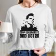 Sky Blue Stop Collaborate And Listen Men Long Sleeve T-Shirt Gifts for Her