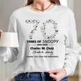 Snoopy 70Th Anniversary 1950 2020 Charles M Schulz Thank You T-Shirt Long Sleeve T-Shirt Gifts for Her