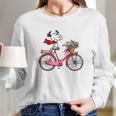 Snoopy And Bicycle Shirt Long Sleeve T-Shirt Gifts for Her