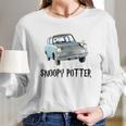 Snoopy Driving Harry Potter T-Shirt Long Sleeve T-Shirt Gifts for Her