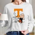 Snoopy Tennessee Volunteers Fans Long Sleeve T-Shirt Gifts for Her