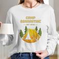 Social Distancing Funny Camping Long Sleeve T-Shirt Gifts for Her