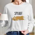 Sploot Corgi Tee Long Sleeve T-Shirt Gifts for Her