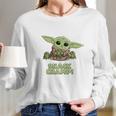 Star Wars The Mandalorian The Child Snack Champ Long Sleeve T-Shirt Gifts for Her