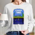 Stranger Things Mario Bros 2 Pixel Art Mashup T-Shirt Long Sleeve T-Shirt Gifts for Her