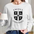 Swoll University Long Sleeve T-Shirt Gifts for Her