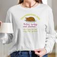 Talkin Turkey Football Staying Away From Politics Long Sleeve T-Shirt Gifts for Her