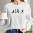 Think Out Loud Evolution Funny Apocalypse Long Sleeve T-Shirt Gifts for Her