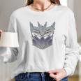 Transformers Decepticons Distressed Long Sleeve T-Shirt Gifts for Her