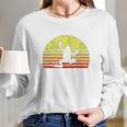 Tree Frog Design Save The Rainforest Retro Sun Vintage Gift Long Sleeve T-Shirt Gifts for Her